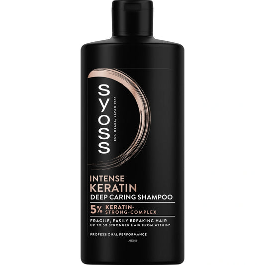 SYOSS Keratin Šampūnas lūžinėjantiems plaukams 440 ml