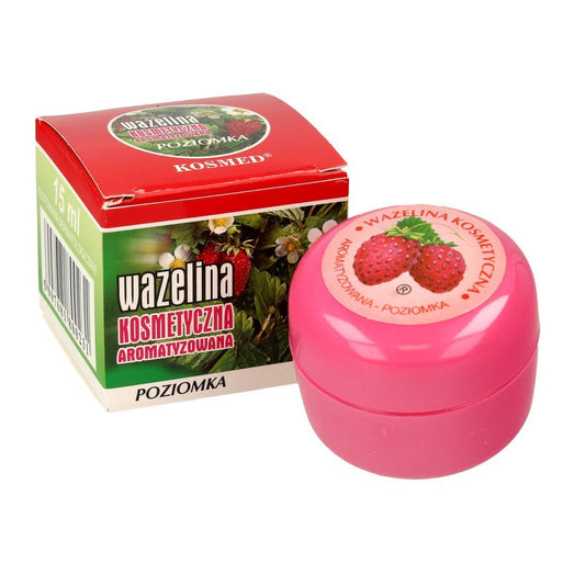 KOSMED Aromatizuota kosmetinė vazelina Poziomka 15 ml