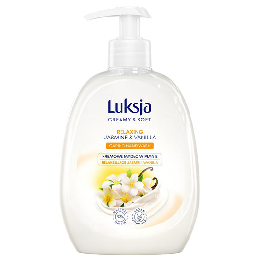 Luksja Kreminė ir Švelni Ramybės Kreminė Skysto Muilo Jazminas ir Vanilė 500ml