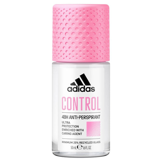 Adidas Control Deodorantas antiperspirantas roll-on moterims 50ml