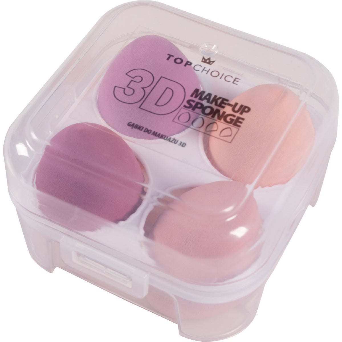 TOP CHOICE Kempinės - makiažo blenderiai (38358) 1op.- 4vnt