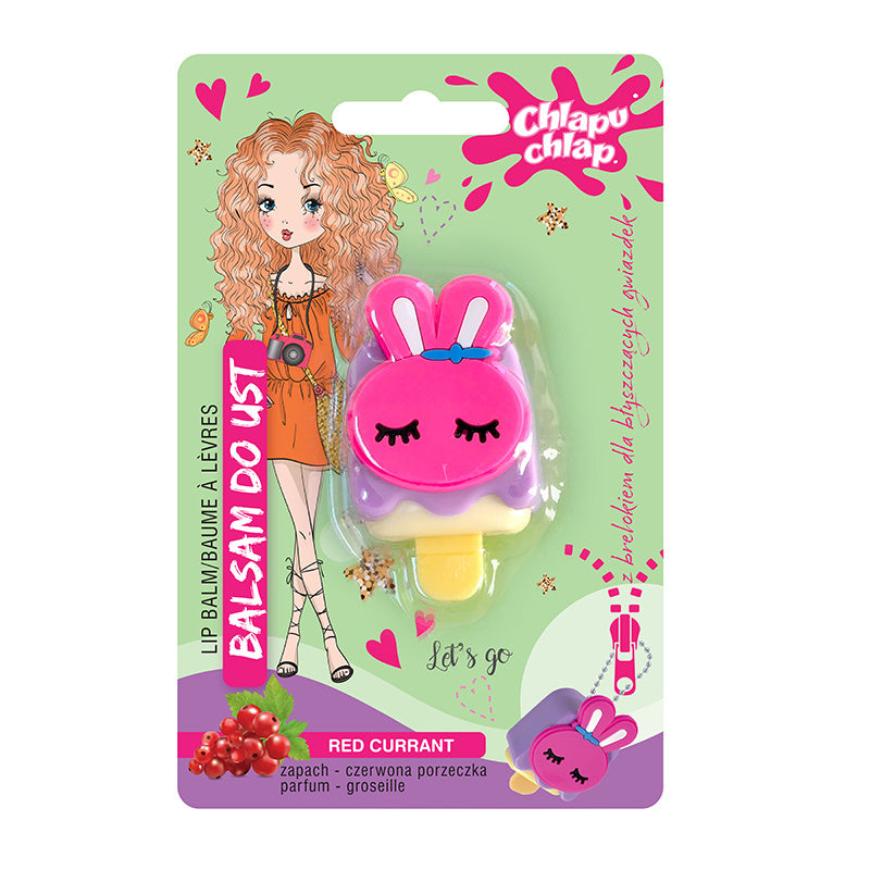 CHLAPU CHLAP Lūpų balzamas su pakabuku - Raudonųjų serbentų