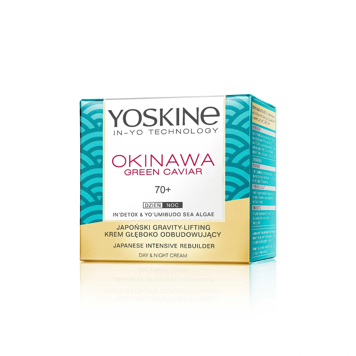 YOSKINE Okinawa Green Caviar 70+ Kremas nuo raukšlių su ikrais Atstatymas ir užpildymas 50 ml