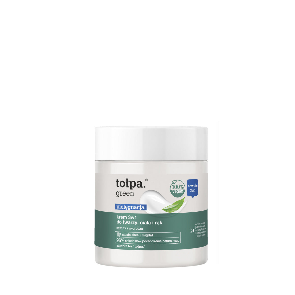 TOŁPA Green 3in1 kremas veidui, kūnui ir rankoms 250 ml