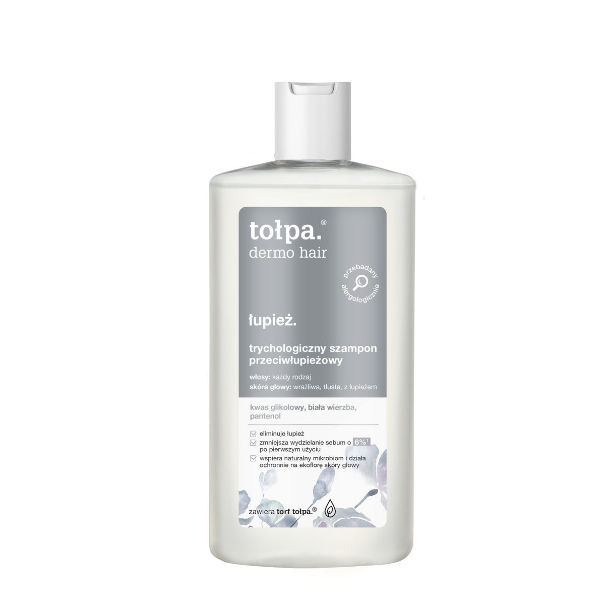 TOŁPA Dermo Hair Pienų šampūnas prieš pleiskanas 250 ml