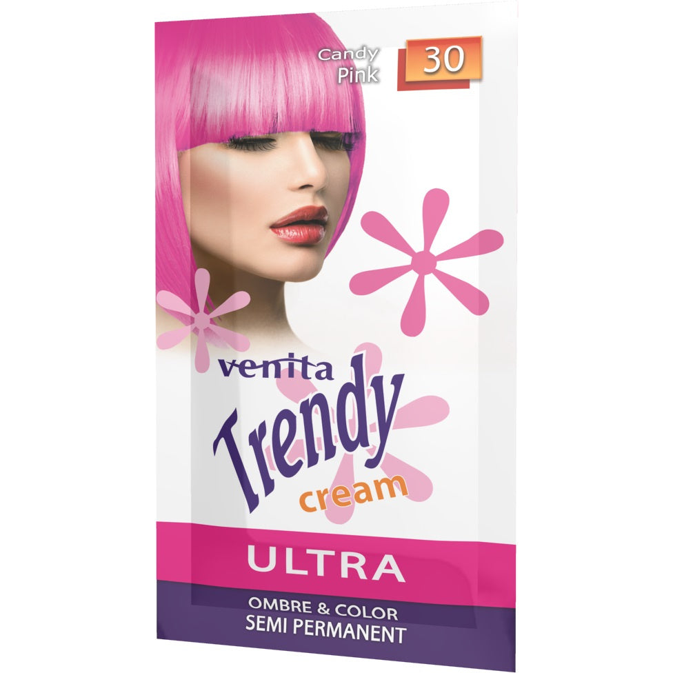 VENITA Trendy Cream Ultra Plaukų dažymo kremas 30 Candy Pink 35 g
