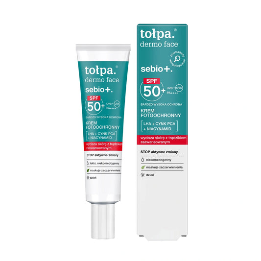 TOŁPA Dermo Face Sebio+ Krem fotoapsauginis SPF 50+ 40 ml