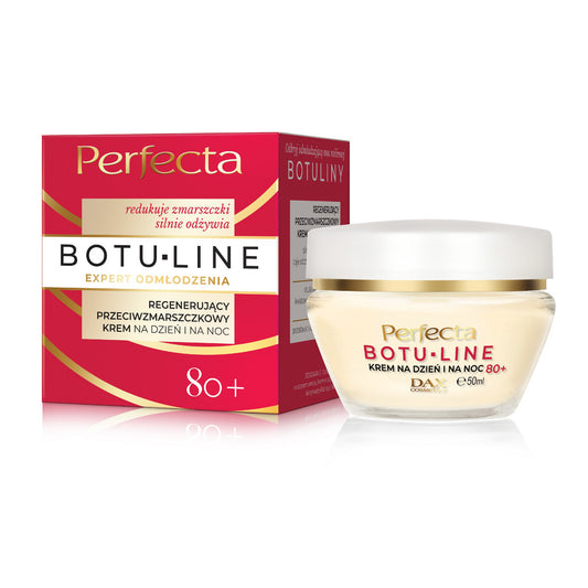 PERFECTA Botu-Line 80+ Priešraukšlinis kremas dienai ir naktiai 50 ml