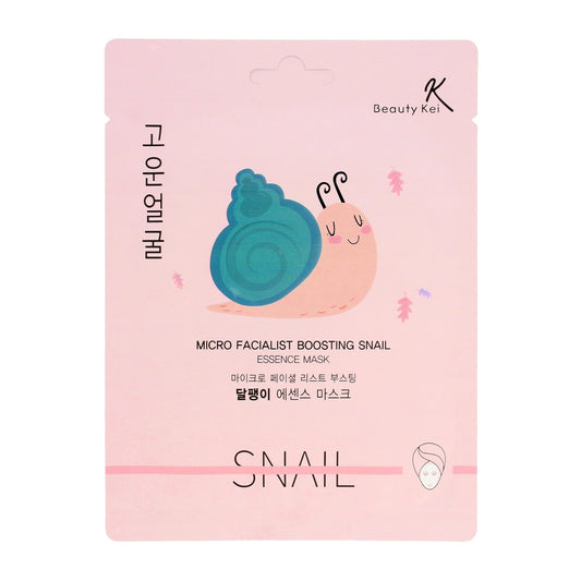 Beauty Kei Maska su pūku su sraigės gleivėmis Snail 1vnt