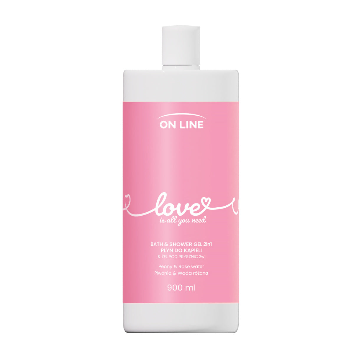 ON LINE Emocje Gelis ir skystis voniai 2in1 Love 900 ml