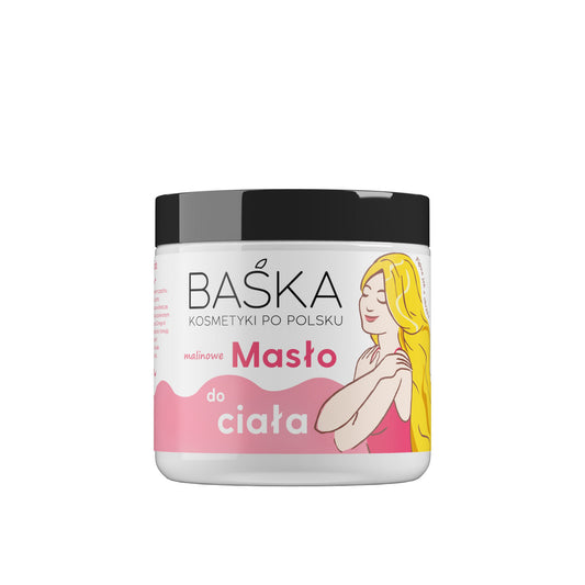 BAŚKA Kūno sviestas - aviečių 250 ml