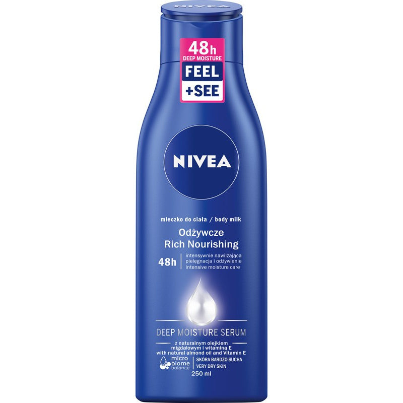 NIVEA Kūno pienelis Maitinantis kūno pienelis 250 ml