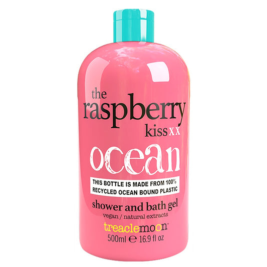 TREACLEMOON The Raspberry Kiss Dušo gelis ir vonios putos Ocean 500ml