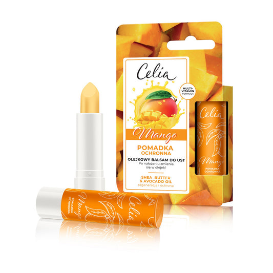 Celia Apsauginė lūpų priemonė - Mango aliejinis balzamas lūpoms 1 vnt