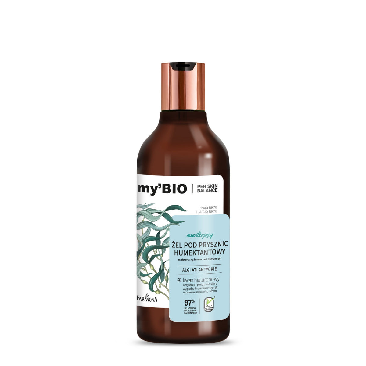 FARMONA my'Bio Drėkinamasis gelis po dušu humektantinis Atlanto algos 500 ml