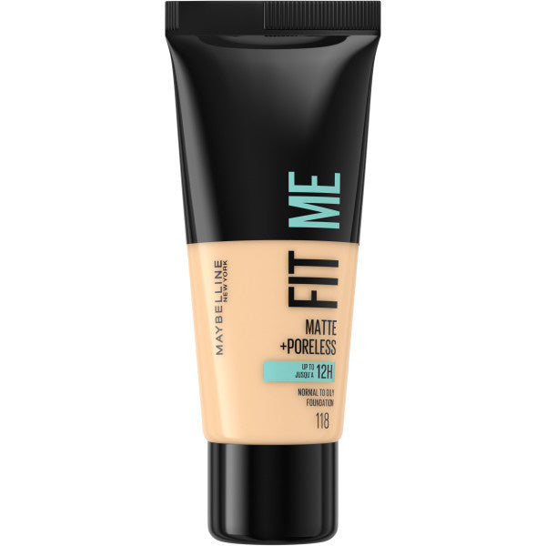 MAYBELLINE Fit Me! Matinis makiažo pagrindas nr 118 Nude 30ml