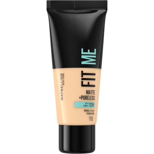 MAYBELLINE Fit Me! Matinis makiažo pagrindas nr 118 Nude 30ml