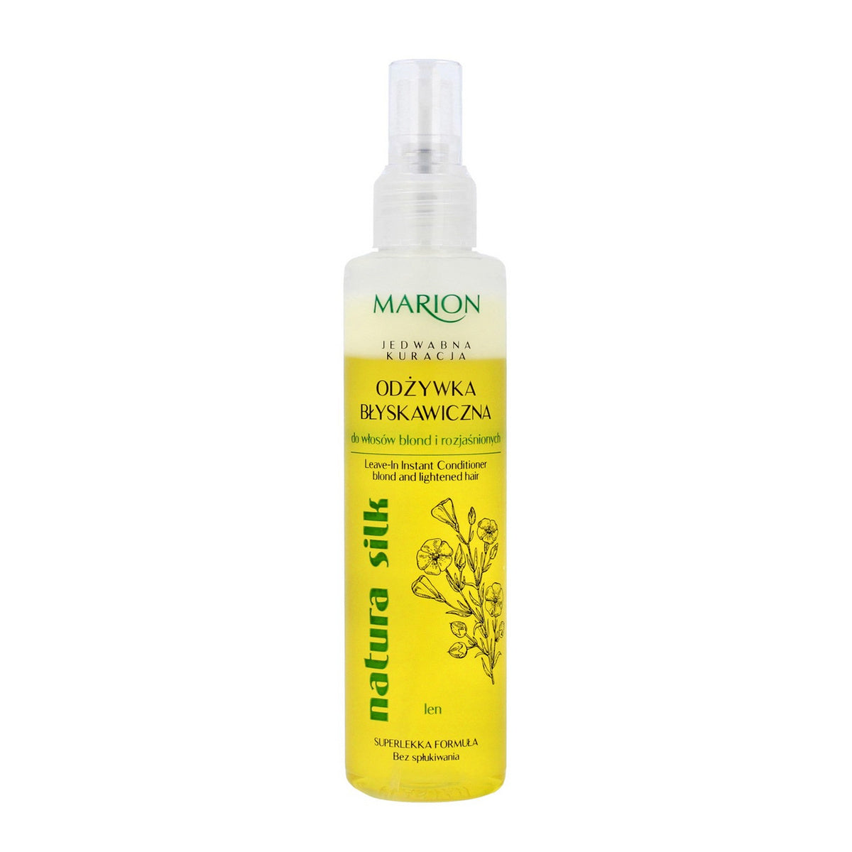 MARION Natura Silk Greitas plaukų kondicionierius blondinėms 150 ml