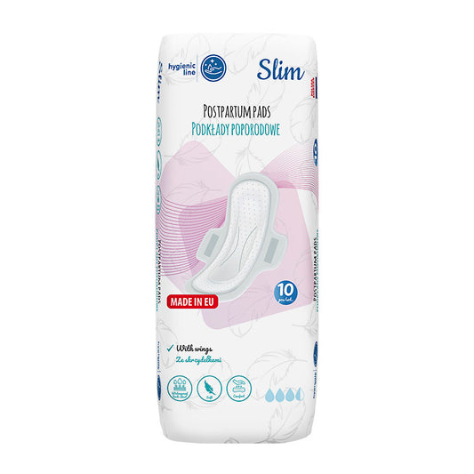 AKUKU Poporodiniai įklotai Slim (a0069) 1 pakuotė - 10 vnt.