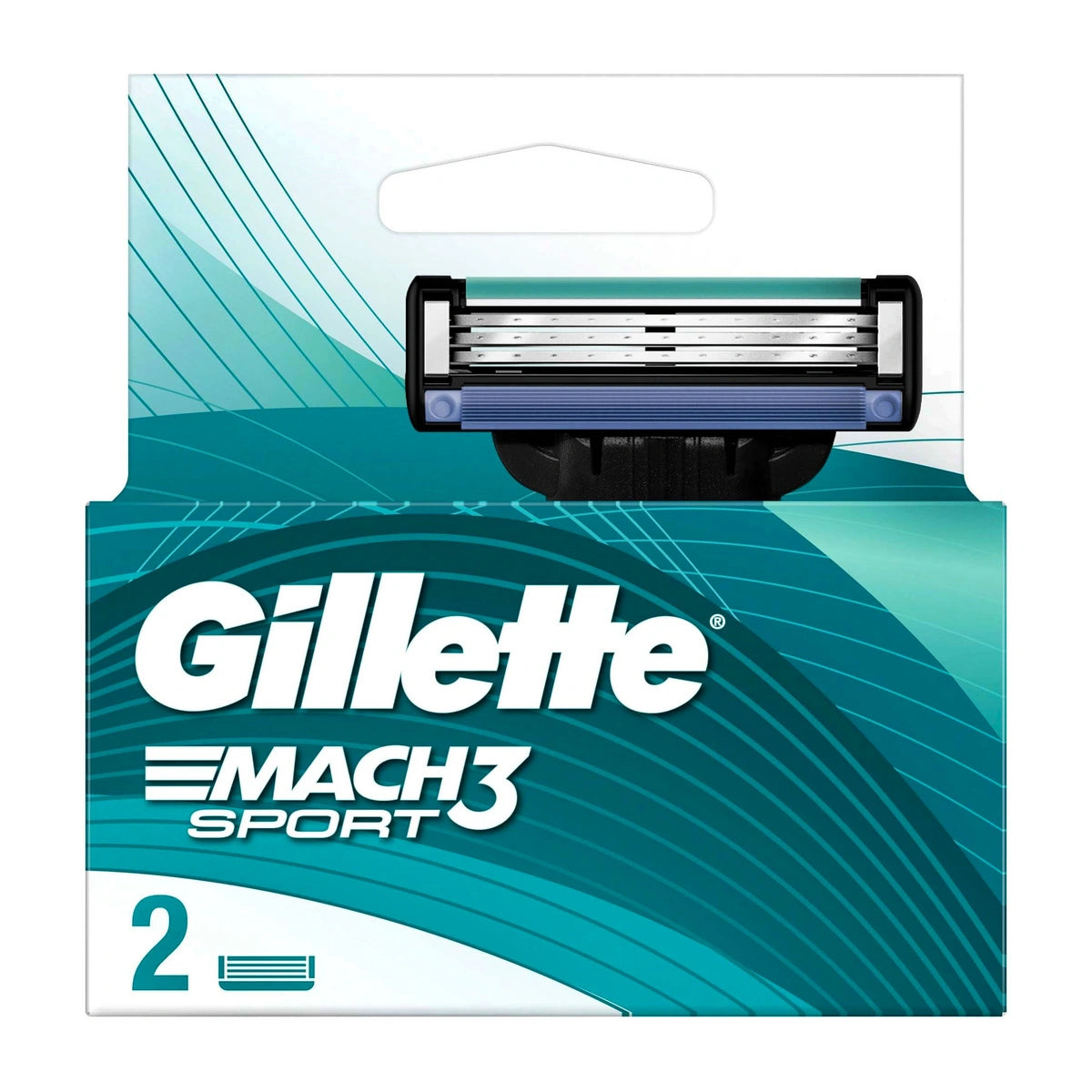 GILLETTE Mach3 Pakeitimo kasetės vyrams 1 vnt. - 2 vnt.