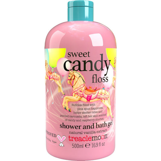 TREACLEMOON Sweet Candy Floss Dušo gelis ir vonios skystis 500 ml