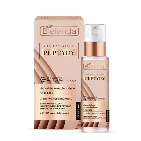 BIELENDA UJĘDRNIAJĄCE PEPTYDY Ujędniająco-Wygładzające Serum prieš raukšles 30ml