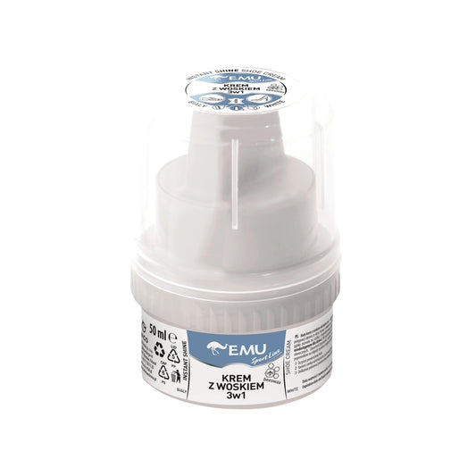 EMU Sport Line Kremas su vašku batams 3w1 Baltas 50 ml
