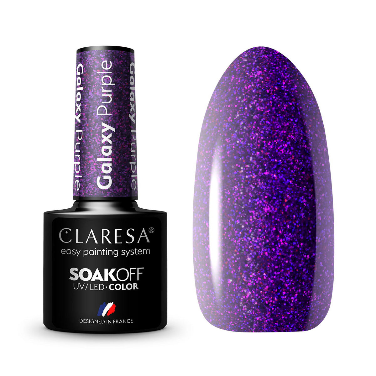 CLARESA Hibridinis lakas Galaxy - Violetinis 5g