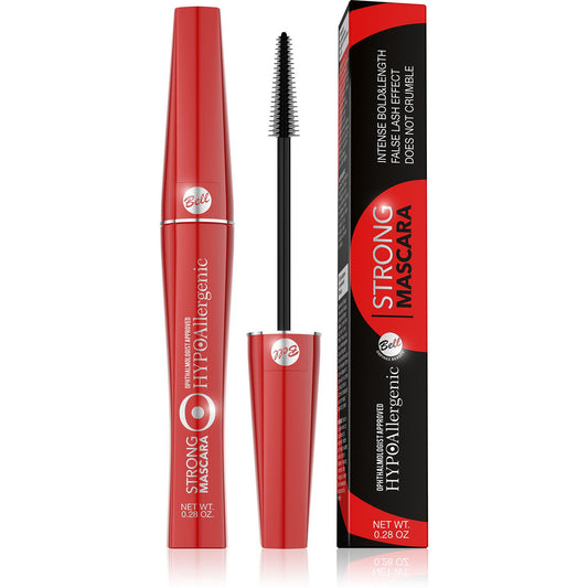 Bell Hypoallergenic Intensyviai pabrėžiantis blakstienų tušas Strong juodas 9g