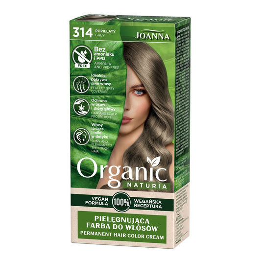 JOANNA Organic Naturia Palaikanti plaukų dažai nr. 314 Pelenų