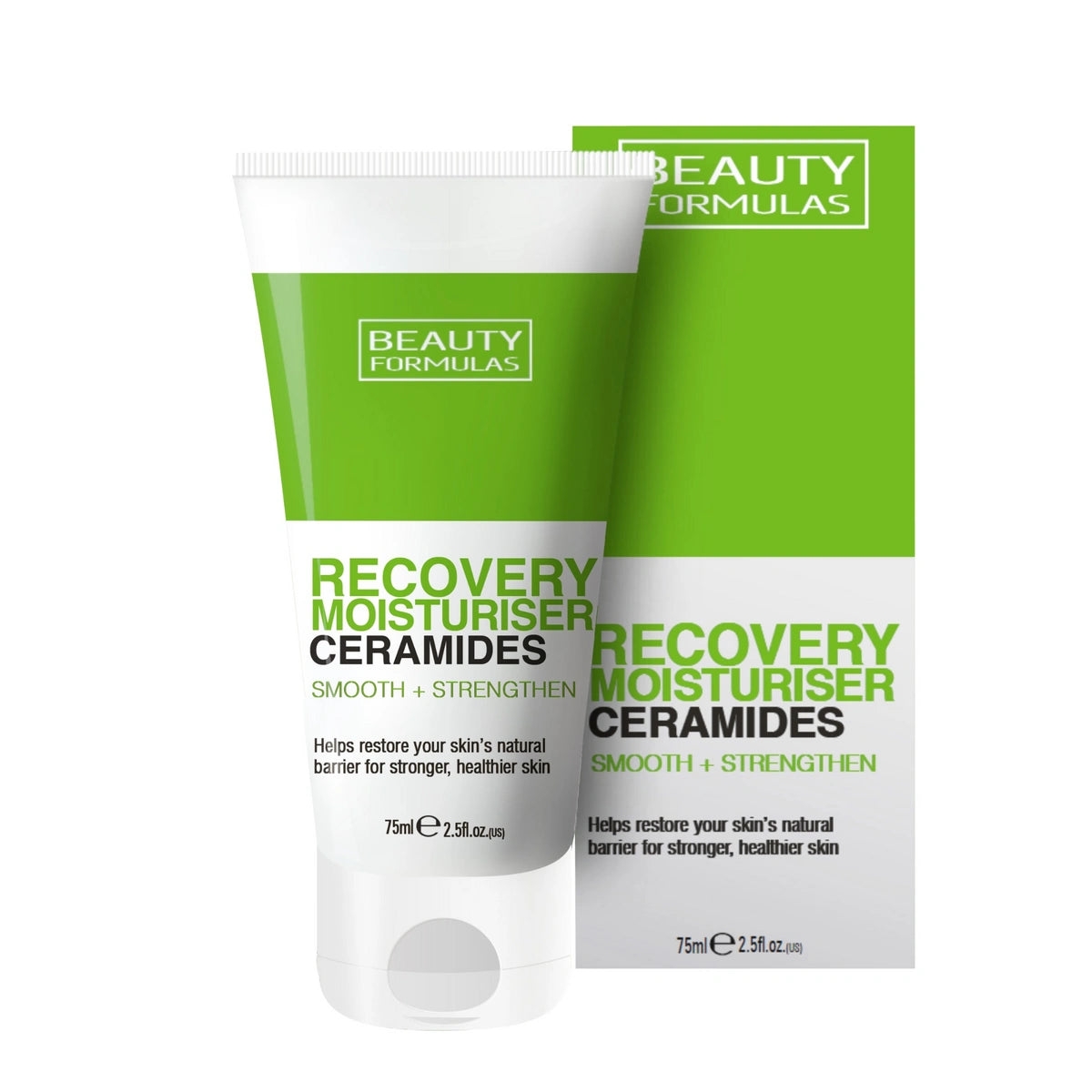 BEAUTY FORMULAS Ceramidai Regeneruojantis drėkinamasis kremas su ceramidais 75 ml