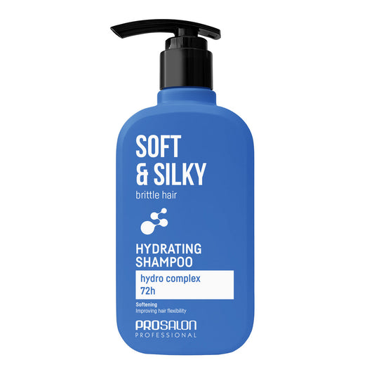 PROSALON Soft & Silky Drėkinamasis šampūnas plaukams 375 ml