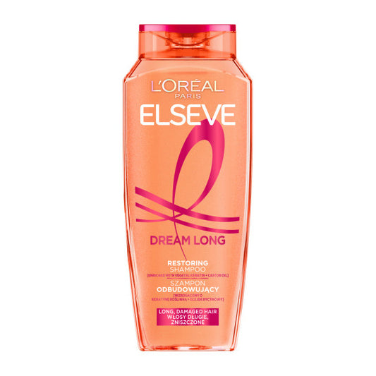 LOREAL ELSEVE Dream Long Atstatantis šampūnas ilgoms ir pažeistoms plaukams 400 ml