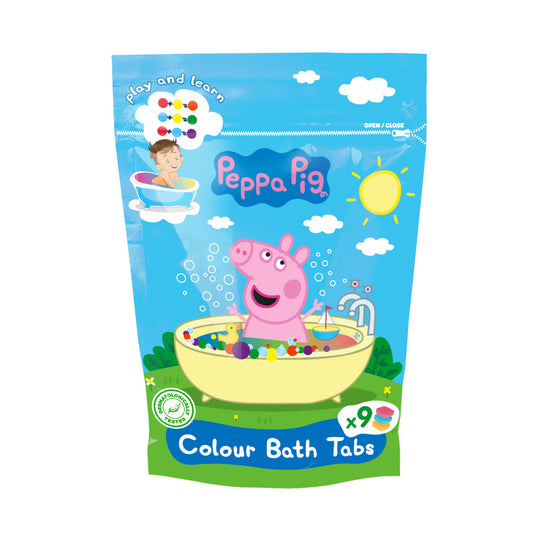 KIDS Švinkos Peppos vonios spalvinimo tabletės 9 x 16g