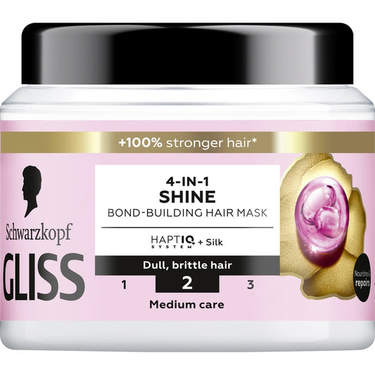 SCHWARZKOPF Gliss TRT Liqsilk blizgį suteikianti plaukų kaukė 4w1 400 ml