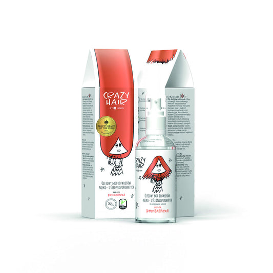 HISKIN Crazy Hair Aliejinis mišinys plaukams su žema ir vidutine poringumu - Apelsinas 100 ml