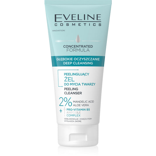 EVELINE Šveičiamasis veido gelis - giliam valymui 150 ml