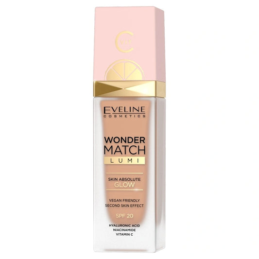 EVELINE Wonder Match Lumi švytintis makiažo pagrindas nr. 25 30 ml
