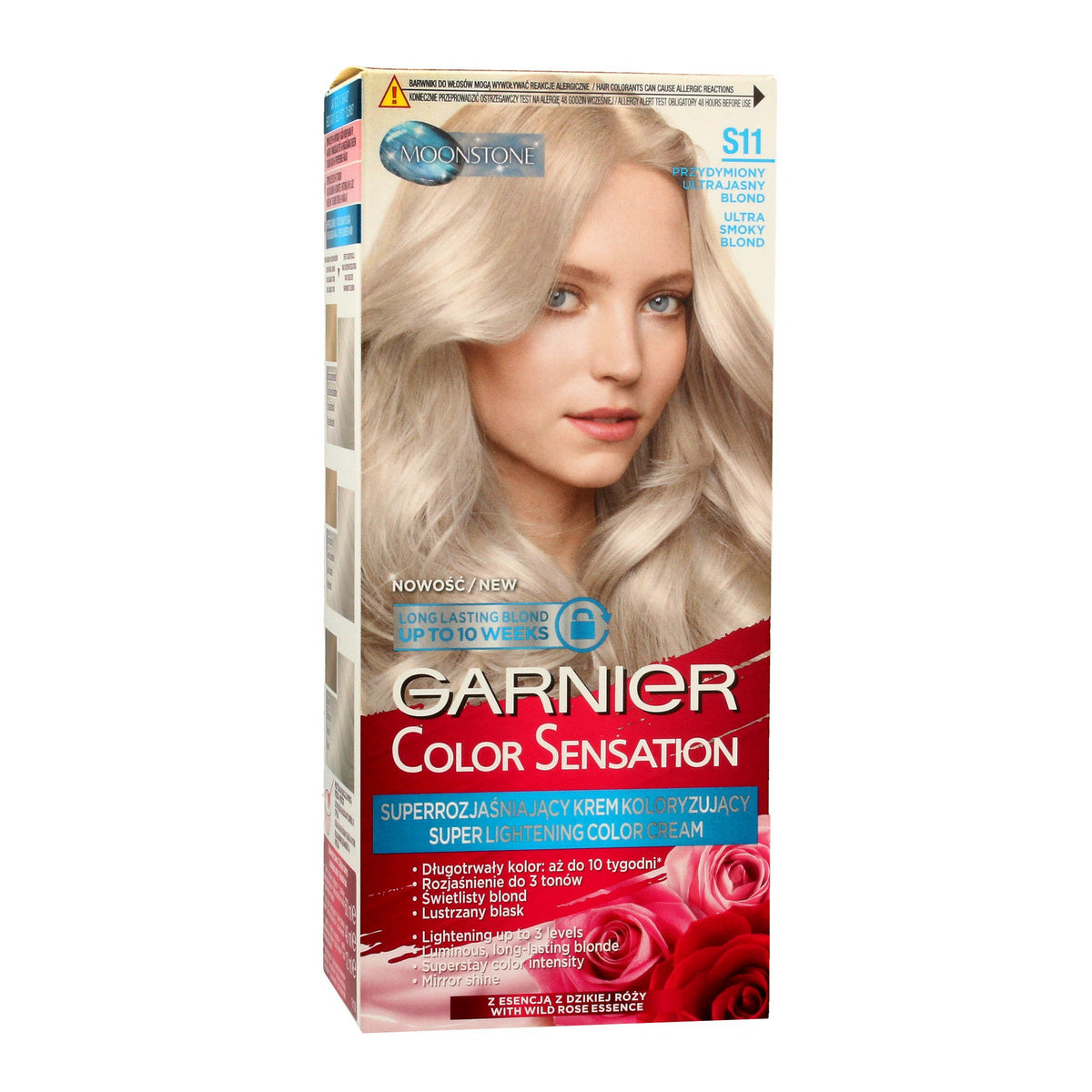 GARNIER Color Sensation Kremas, spalva S11 Ultra Dūminis Blondinas - Ultrageltonas Blondinas 1op.