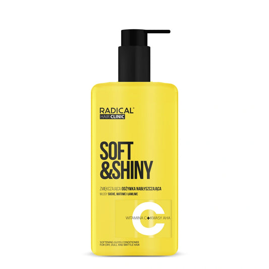 RADICAL HAIR CLINIC Soft & Shiny Minkštinanti ir blizganti kondicionierius sausiems, nuobodiems ir trapiems plaukams 260 ml