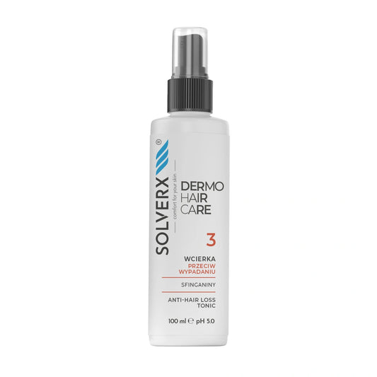 SOLVERX Dermo Hair Tonikas prieš plaukų slinkimą Sfinganinos 100 ml
