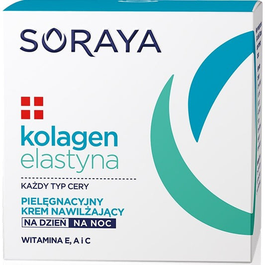 Soraya Kolagen Elastinas Drėkinamasis Kremas dienai ir naktiai 50ml