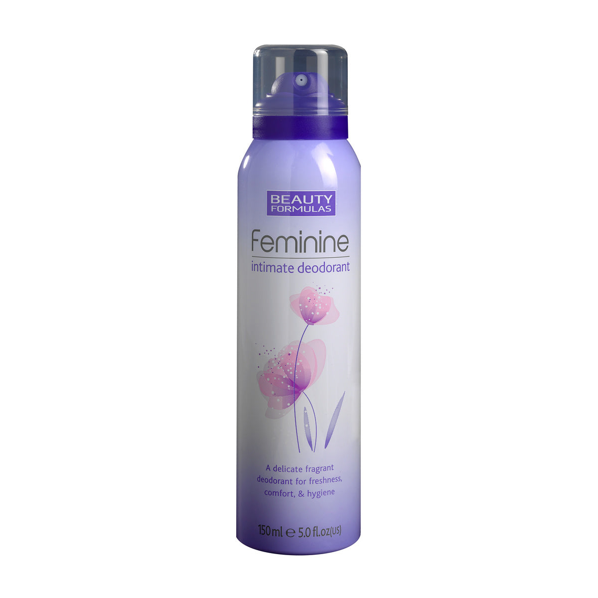 BEAUTY FORMULAS Feminine Dezodorantas intymiai higienai 150 ml