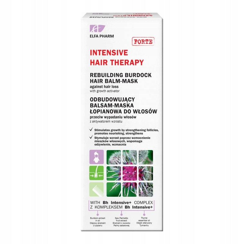 ELFA INTENSIVE Dervos kaukė nuo plaukų slinkimo 200 ml