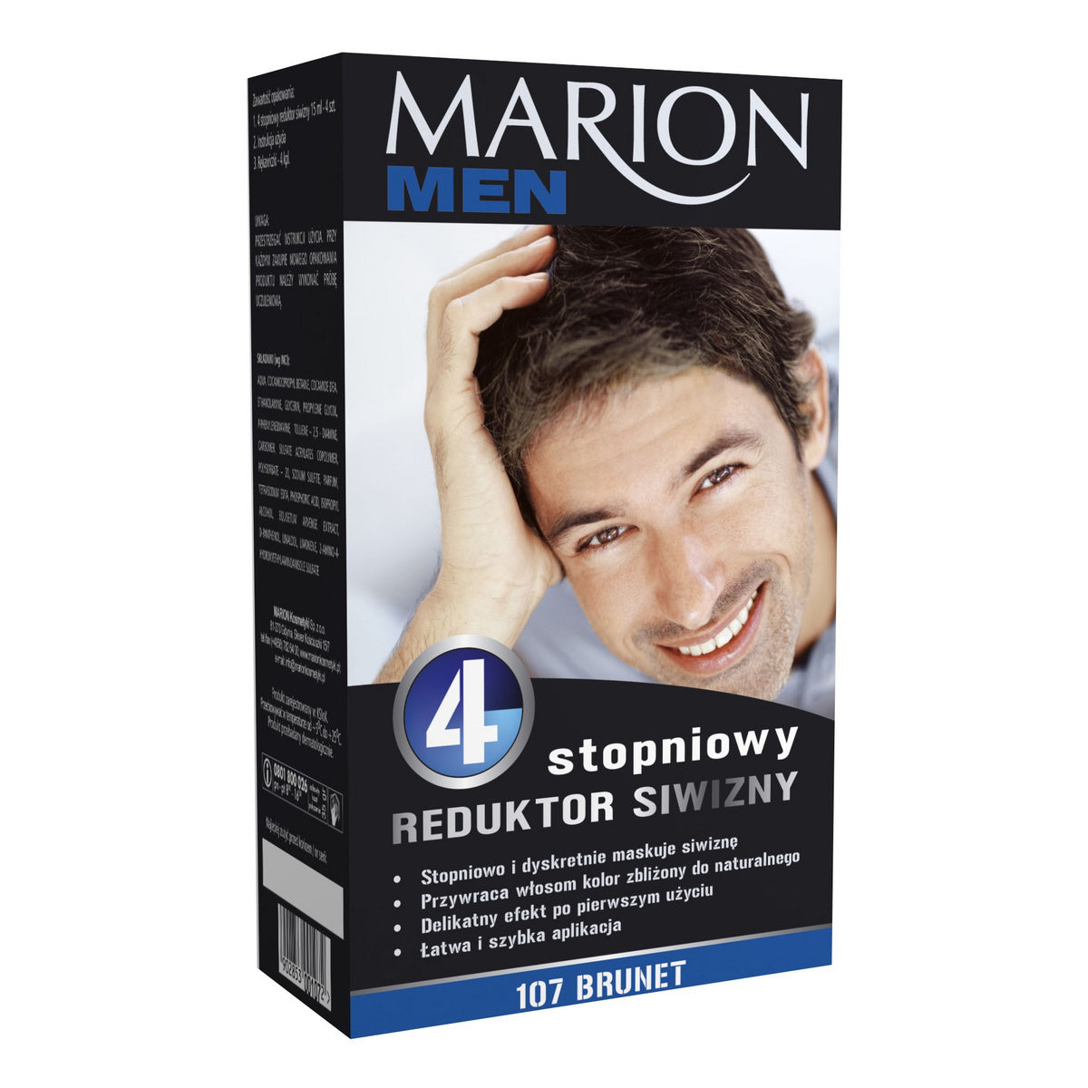 MARION Men Style Siwiznos Reduktorius nr 107 - Brunet