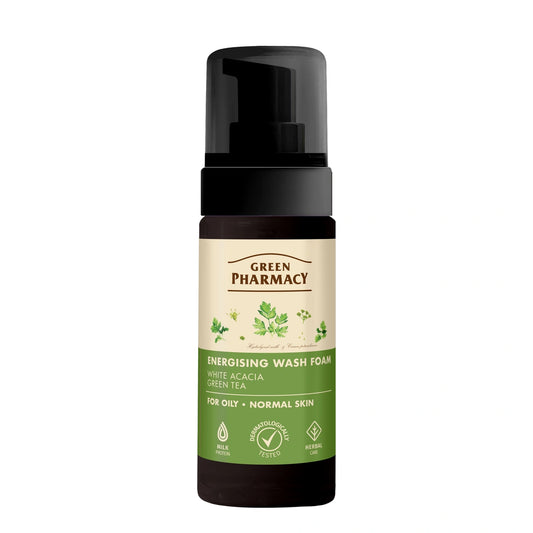 GREEN PHARMACY Energizuojanti putos normaliai ir riebiai odai 150 ml