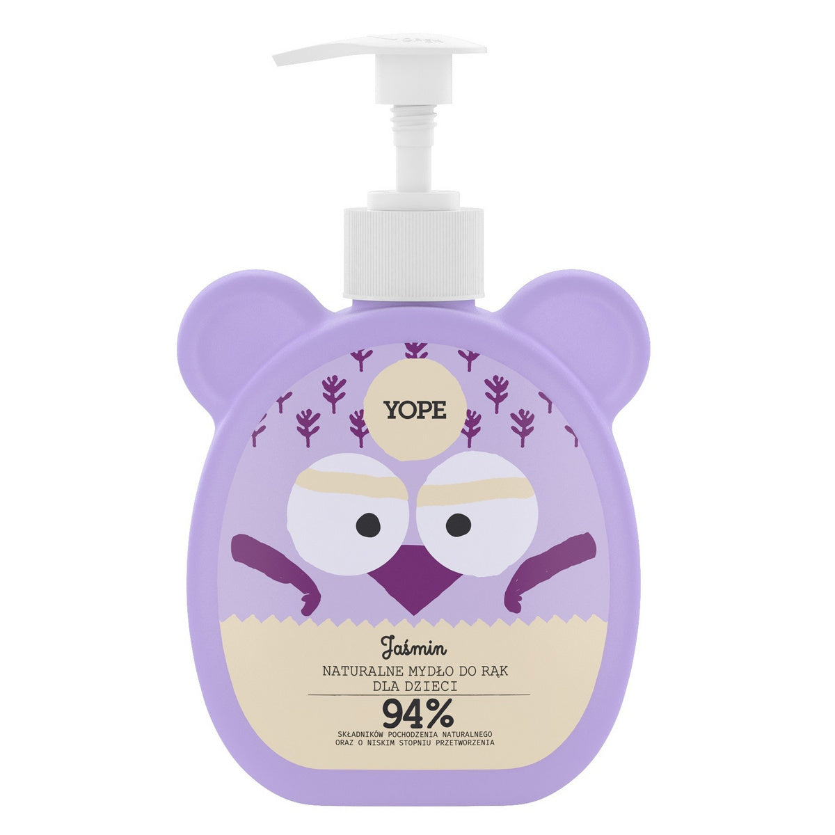 YOPE Natūralus muilas rankoms vaikams - JASMINE 400ml