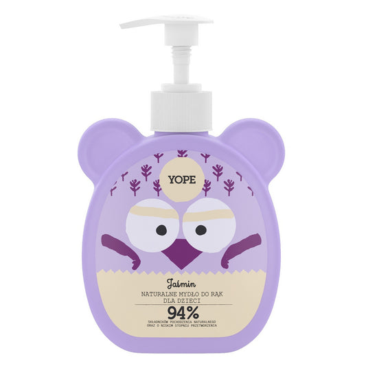 YOPE Natūralus muilas rankoms vaikams - JASMINE 400ml