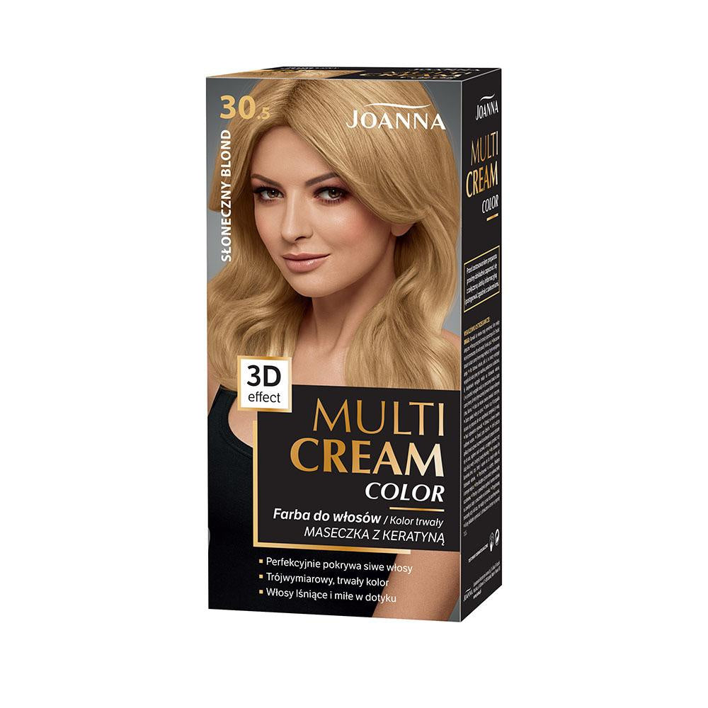 JOANNA Multi Cream Color Plaukų dažai Saulės Blond 30.5