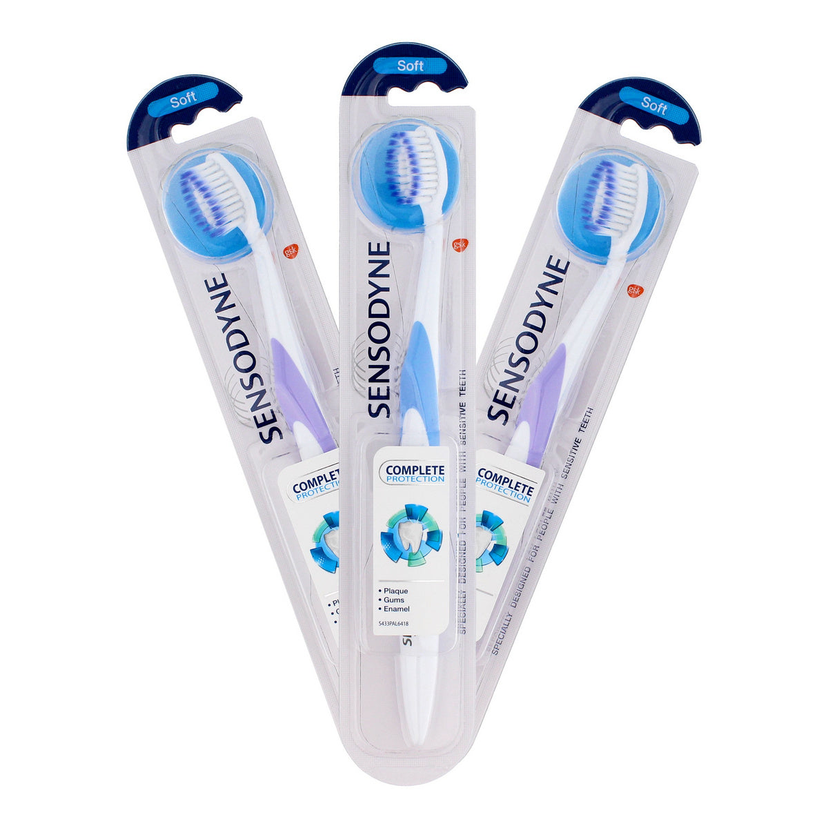 GSK Sensodyne Šepetėlis Complete Protection - soft (minkštas) 1vnt
